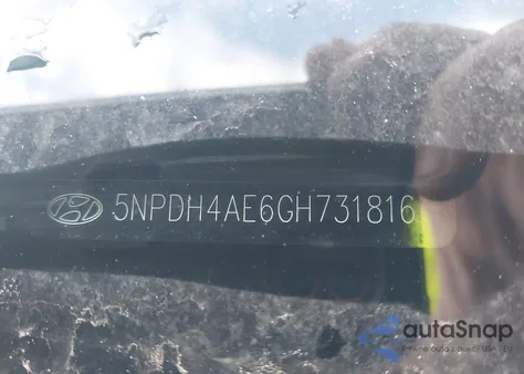 2016 Hyundai Elantra Se z USA, uszkodzony, nr VIN 5NPDH4AE6GH731816